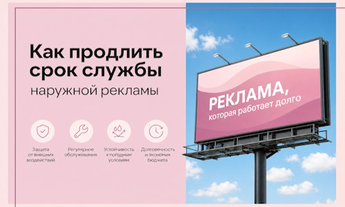 Как продлить срок службы наружной рекламы в Торжке