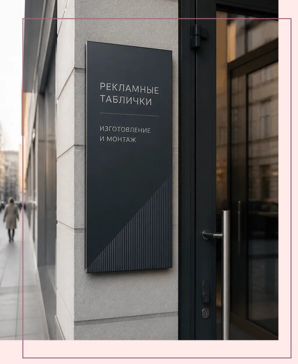 Рекламные таблички в Торжке по цене от 4601 р. | Аванза-Трж