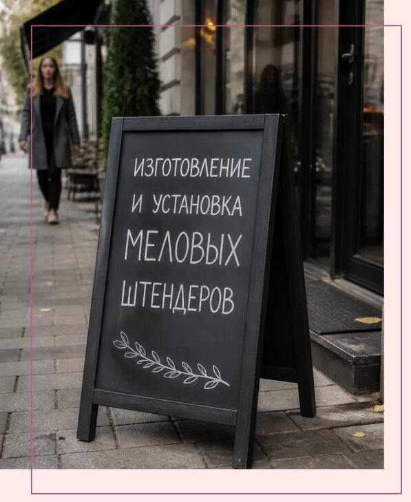 Меловые штендеры в Торжке по цене от 6646 р. | Аванза-Трж